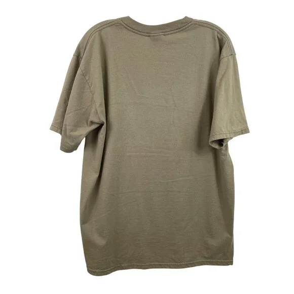 Vintage Jerzees Firefighter Graphic Print Short Sleeve T-shirt Mens Size Large - Picture 2 of 8